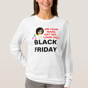 Schwarzes Freitag-Spaß-T-Shirt T-Shirt