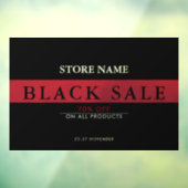 Schwarzes Freitagsverkaufsfenster Fensteraufkleber (Blatt 3)