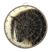 Schwarzes Friesen Dartscheibe (vorne)