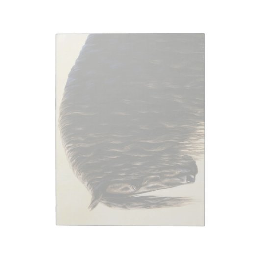 Schwarzes Friesen Notizblock (Rotiert)