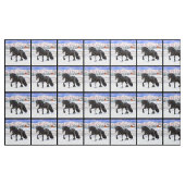 Schwarzes Friesen Stoff (Yard (91,4 cm))