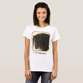 Schwarzes Friesen T-Shirt (Vorne ganz)