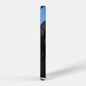 Schwarzes Friesenpferd iPhone Hülle (Rechte Seite)