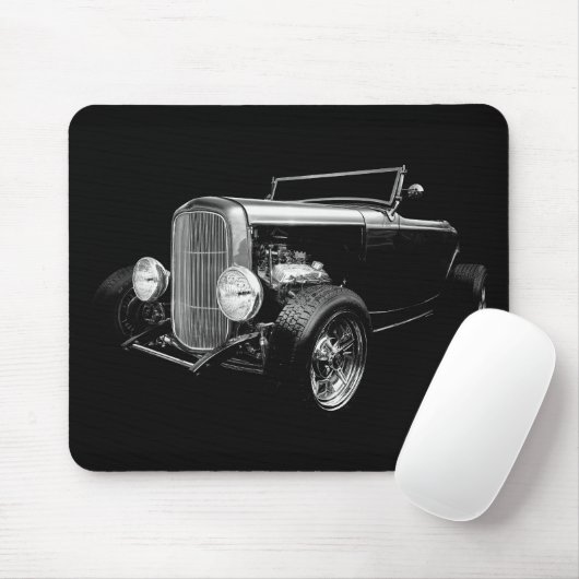 Schwarzes Frisierte Auto Mousepad (Mit Mouse)