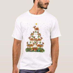Schwarzes Frohe Weihnachten Afroamerikanischer Wei T-Shirt