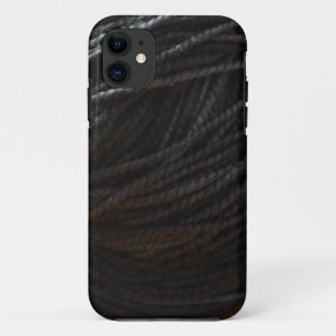 Schwarzes Garn iPhone 11 Hülle