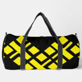 Schwarzes Gelb Duffle Bag (Vorderseite)