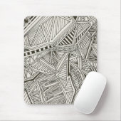 Schwarzes geometrisches mousepad (Mit Mouse)