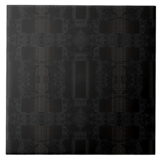 Schwarzes geometrisches Muster – modernes minimali Fliese