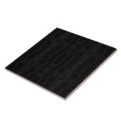 Schwarzes geometrisches Muster – modernes minimali Fliese (Seite)