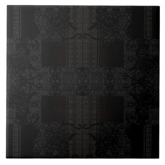 Schwarzes geometrisches Muster – modernes minimali Fliese
