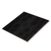 Schwarzes geometrisches Muster – modernes minimali Fliese (Seite)