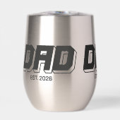 Schwarzes Geschenk für den neuen Papa (Vorderseite)