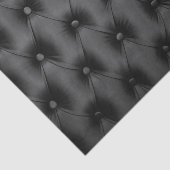 Schwarzes Geschenk Seidenpapier mit capitone (Ausschnitt)