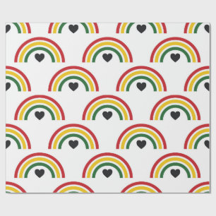 Schwarzes Geschenkpapier zum Black History Month