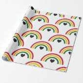 Schwarzes Geschenkpapier zum Black History Month (Ungerollt)