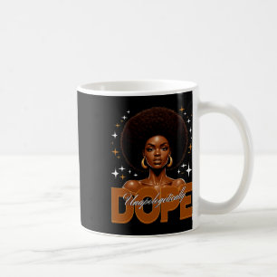 Schwarzes Geschichts-Shirt Unverblümt Drug Melanin Kaffeetasse