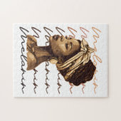 Schwarzes Geschichtsmonat Afrikanisches Schwarzes Puzzle (Horizontal)