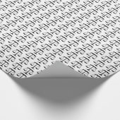 Schwarzes Gesetz - Maßstäbe der Gerechtigkeit auf Geschenkpapier (Ecke)