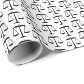 Schwarzes Gesetz - Maßstäbe der Gerechtigkeit auf Geschenkpapier (Rolleneckpunkt)