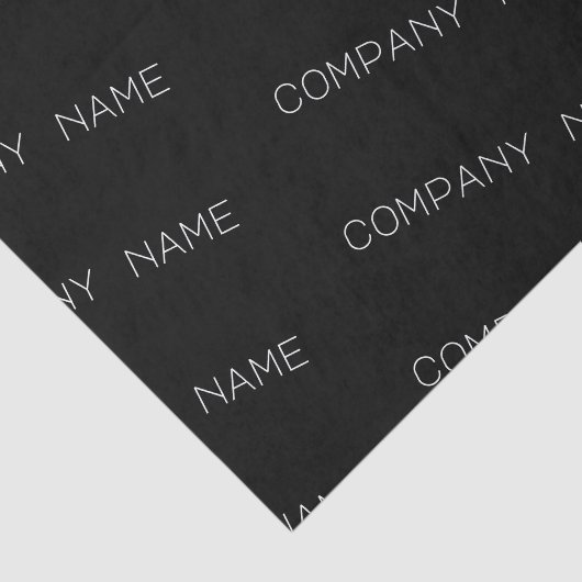 Schwarzes Gewebe mit einem benutzerdefinierten Fir Seidenpapier (Ausschnitt)