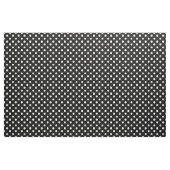 Schwarzes Gewebe mit weißem Polka-Punktmuster Stoff (Yard (91,4 cm))