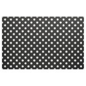 Schwarzes Gewebe mit weißem Polka-Punktmuster Stoff (Fat Quarter (45,7 x 55,9 cm))