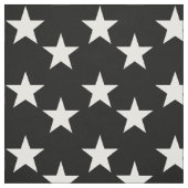 Schwarzes Gewebe mit weißer Sternchen-Vereinbarung Stoff (Muster)