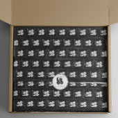 Schwarzes Gewebpapier für das benutzerdefinierte L Seidenpapier