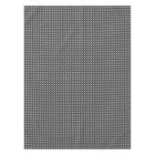 Schwarzes Gingham-Karo Tischdecke (Vorderseite)