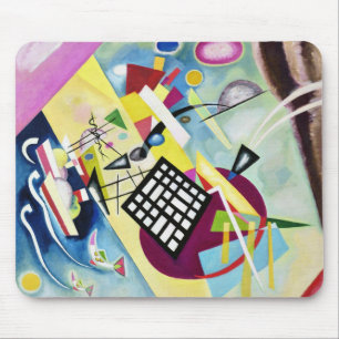 Schwarzes Gitter Mousepad