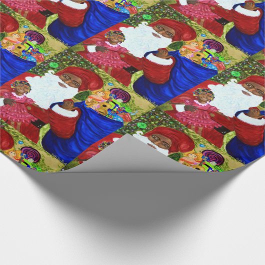 Schwarzes glattes Packpapier Sankt - (Ecke)