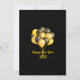 Schwarzes Glück im neuen Jahr 2023 Einladung