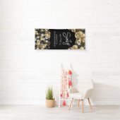 Schwarzes Gold 60. Geburtstag Tür Banner (Insitu)