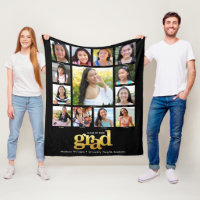 Schwarzes Gold Abschluss K-12 FotoCollage Moderne