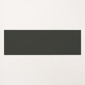 Schwarzes Gold Abstrakt-Marmor-Monogramm Yogamatte (Rückseite (Horizontal))