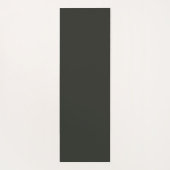 Schwarzes Gold Abstrakt-Marmor-Monogramm Yogamatte (Rückseite)