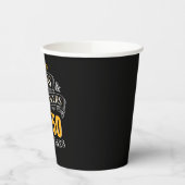 Schwarzes Gold Angler und Biere jeden Alters Gebur Pappbecher (Links)