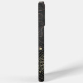 Schwarzes Gold Astrologisches Muster Case-Mate iPhone Hülle (Rückseite / Rechts)