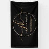 Schwarzes Gold Banner (Vertikal)