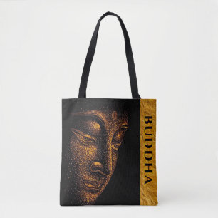Schwarzes Gold Buddha Tasche
