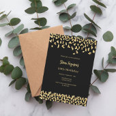 Schwarzes Gold Einladung