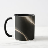 Schwarzes Gold Glanz Tasse (Links)