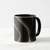 Schwarzes Gold Glanz Tasse (VorderseiteRechts)