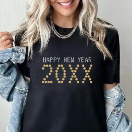 Schwarzes & Gold - Glück im neuen Jahr 2024 T-Shirt