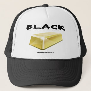 Schwarzes, Gold, GoldBar, Ölfeld-Hut, Öl Truckerkappe