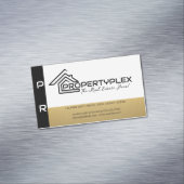 Schwarzes Gold | HausLogo Magnetische Visitenkarte (Beispiel)