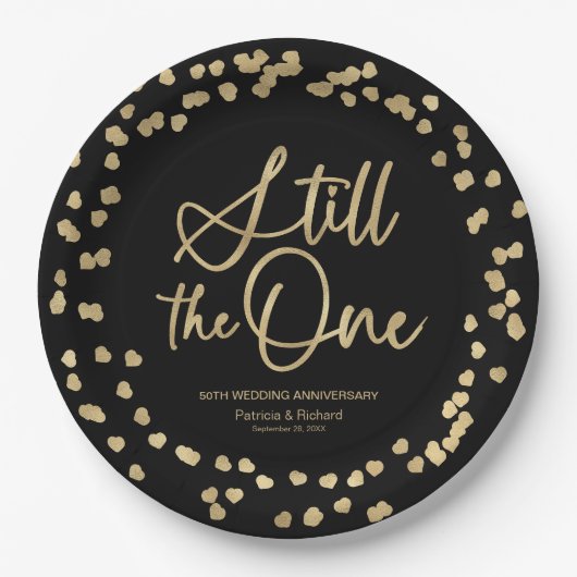 Schwarzes Gold immer noch die einmalige Wetterneue Pappteller (Vorderseite)