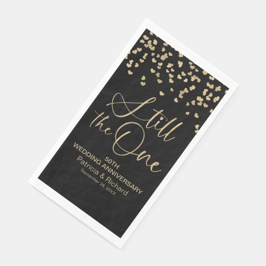 Schwarzes Gold immer noch die einmalige Wetterneue Serviette (Ecke)