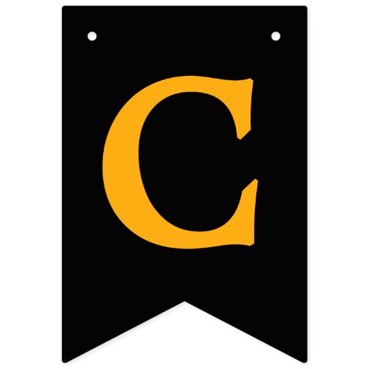 Schwarzes Gold jubeln und Biere jeden Alters Gebur Wimpelkette (Erste Fahne)